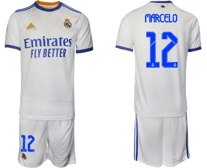 Men 2021-2022 Club Real Madrid home white #12 Soccer Jerseys->real madrid jersey->Soccer Club Jersey